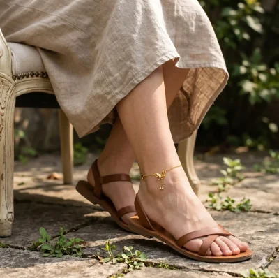 Butterfly Pendant Anklet for Women